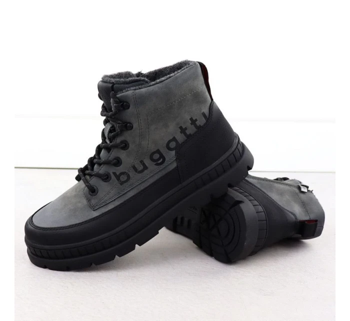 Bugatti šedé pánske členkové tenisky SS153072