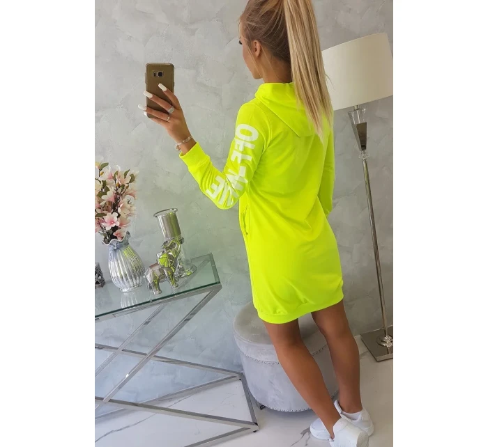 Šaty Off White yellow neón