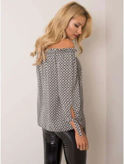Blúzka D52211W10987B čiernobiela