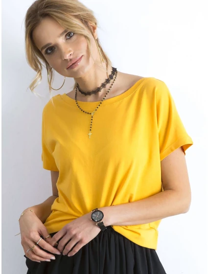 Tričko RV TS 4662.86 tmavo žltá