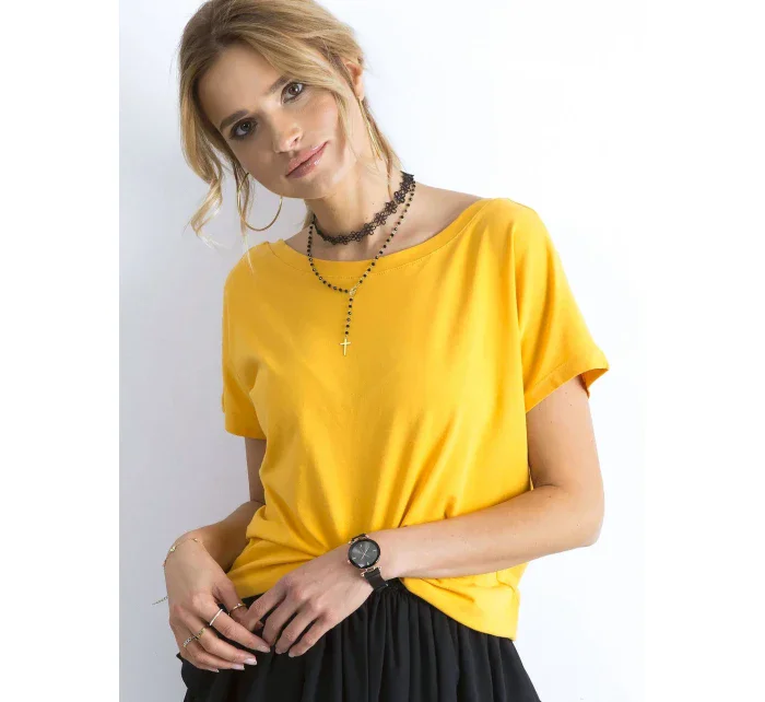 Tričko RV TS model 14816788 tmavě žlutá - FPrice Tričko RV TS model 14816788 tmavě žlutá - FPrice
