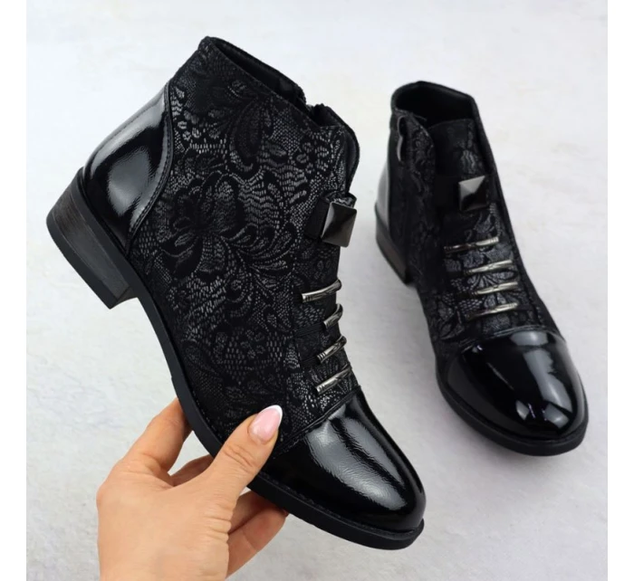 Dámské boty s černé model 22014901 - Sabatina Dámské boty s černé model 22014901 - Sabatina