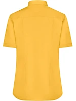 JN 679 Popelínová halenka s krátkým rukávem model 22488253 yellow - Daiber JN 679 Popelínová halenka s krátkým rukávem model 22488253 yellow - Daiber