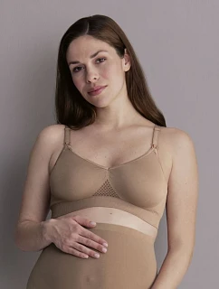 Seamless podprsenka na kojení model 17117649 dusty rose - Anita Maternity