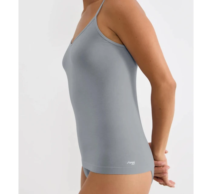 sloggi GO Sense Spaghetti Top - GRAY - SLOGGI GRAY - SLOGGI sloggi GO Sense Spaghetti Top - GRAY - SLOGGI GRAY - SLOGGI