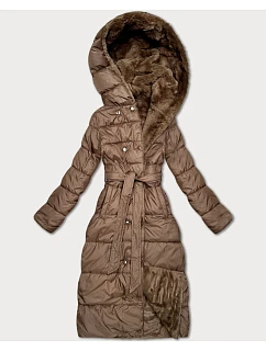 Zimowa kurtka  brązowa model 21761259 - MINORITY