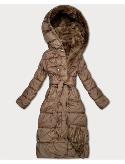 Zimowa kurtka  brązowa model 21761259 - MINORITY