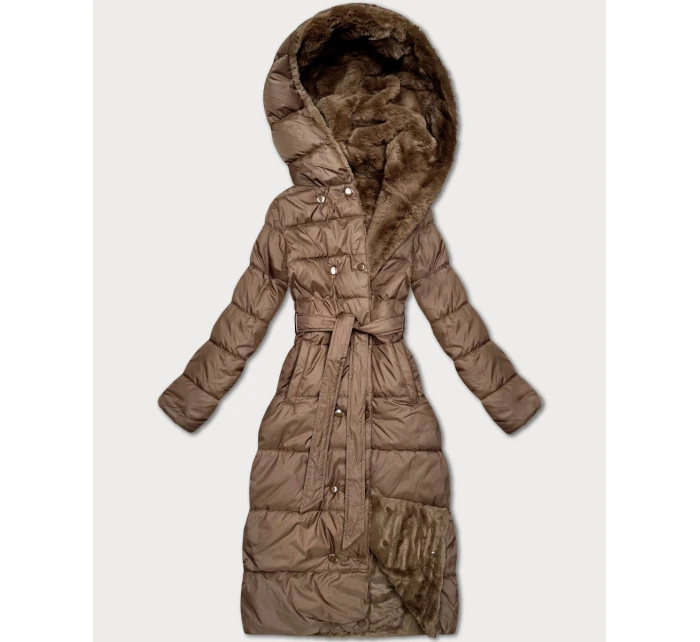 Zimowa kurtka  brązowa model 21761259 - MINORITY