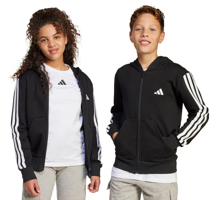 Dětská mikina Essentials FullZip černobílá model 21720560 - ADIDAS