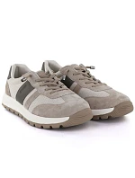 Pánské béžové kožené sportovní polobotky model 22060603 - Big Star