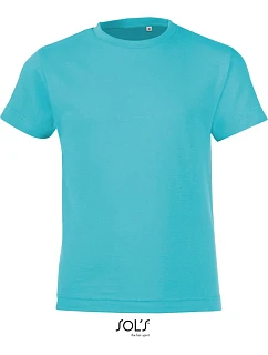SOL'S Regent Fit Kids Detské tričko 25.1183 atoll blue