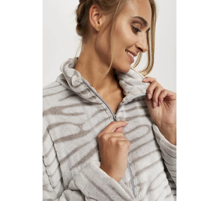 Italian Fashion Meru long farba: sivá