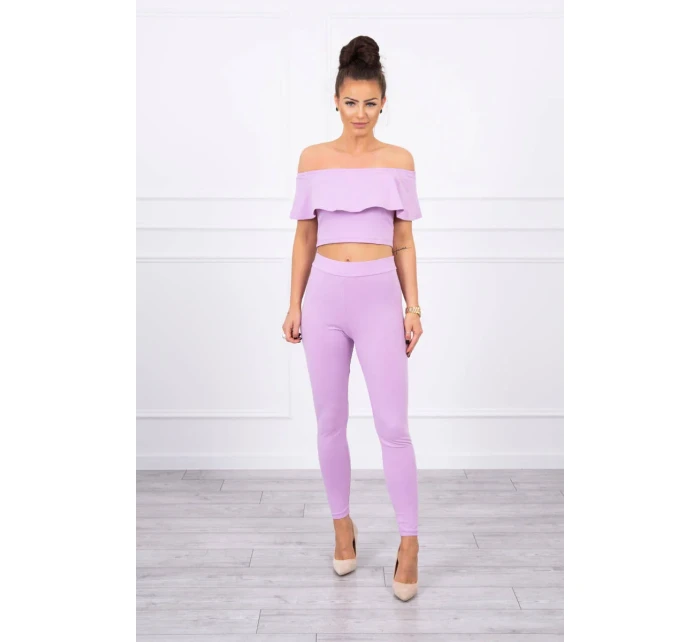 Sada s volánikom fialová