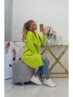 Zateplená bunda s kapucňou pistáciová