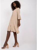 Dámske šaty-D73761M30214A2-béžové