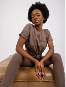 Tričko RV TS 4838.73P hnedá