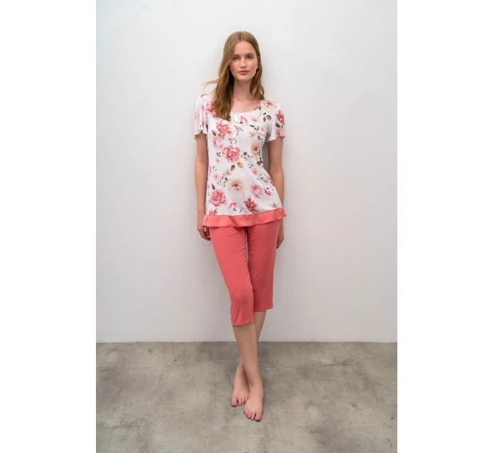 Dámské krátké pyžamo model 19639315 - Vamp Dámské krátké pyžamo model 19639315 - Vamp