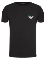 Pánske tričko krátky rukáv - 110853 2R525 00020 - čierne - Emporio Armani
