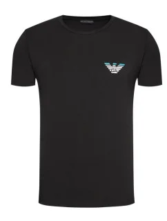 Pánske tričko krátky rukáv - 110853 2R525 00020 - čierne - Emporio Armani
