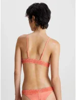 Dámsky vrchný plavkový diel bikín KW0KW01974 SM9 koralová - Calvin Klein