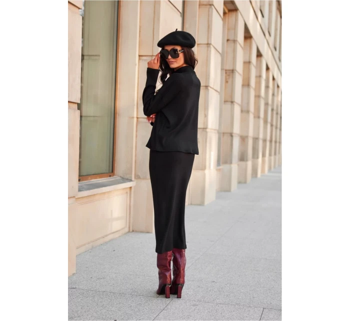 Sukně model 20857735 černá - Roco Fashion Sukně model 20857735 černá - Roco Fashion