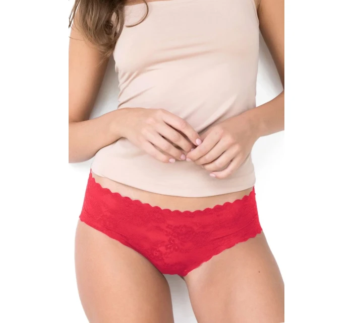 Dámske červené nohavičky Bellie - JULIMEX