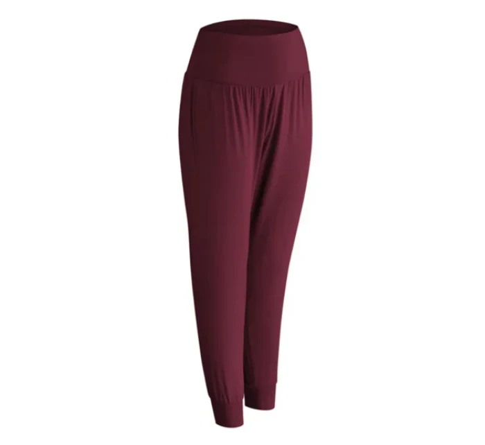 Dámske nohavice na jogu NUR DIE YOGA PANTS - NUR DIE - bordová