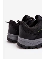 Męskie Buty Sportowe Trekkingowe Czarne Ibarina Męskie Buty Sportowe Trekkingowe Czarne Ibarina