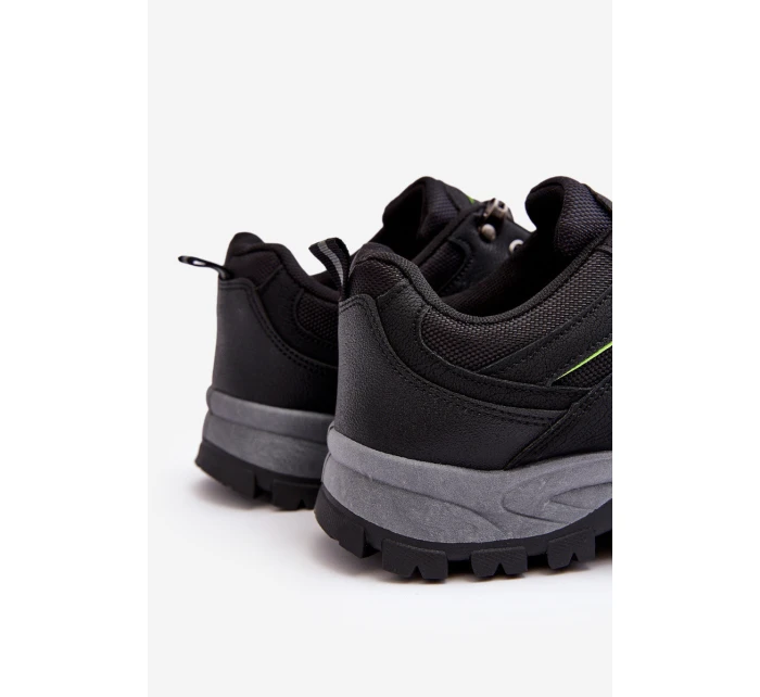 Męskie Buty Sportowe Trekkingowe Czarne Ibarina Męskie Buty Sportowe Trekkingowe Czarne Ibarina