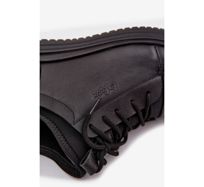 Kožené pánské polobotky Lee Cooper LCJ-26-33-3964 Černé