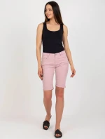 Dámske šortky D63990T61827ZD Light Pink - Sublevel