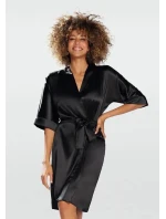 Dámsky župan 100 Black - DKaren