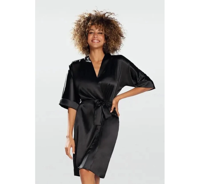 Dámsky župan 100 Black - DKaren