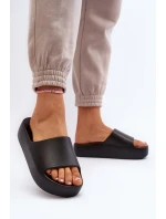 Dámské žabky na tlusté podrážce černé model 21649931 - Boto