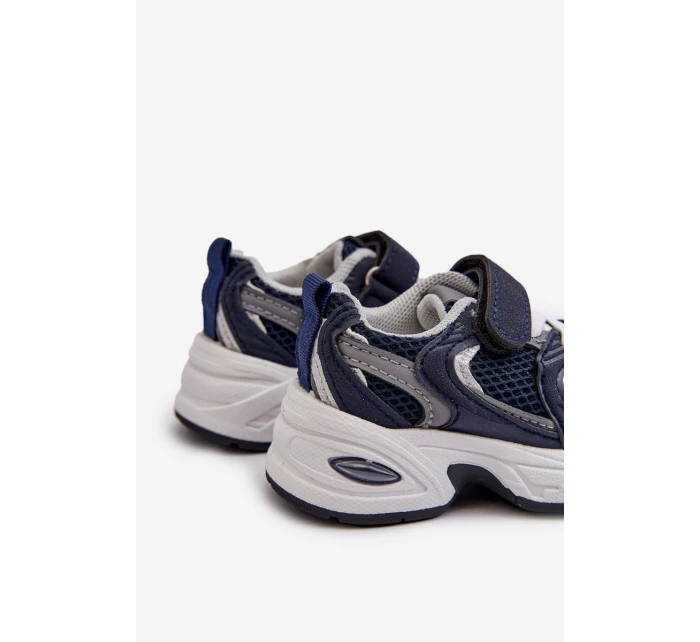 Dziecięce Buty Sportowe Sneakersy Na Rzep Granatowe Rulagia Dziecięce Buty Sportowe Sneakersy Na Rzep Granatowe Rulagia