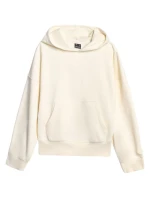 Dámská mikina krémová WAW25TSWS model 21394992 - 4F Dámská mikina krémová WAW25TSWS model 21394992 - 4F