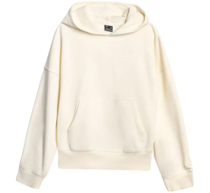 Dámská mikina krémová WAW25TSWS model 21394992 - 4F Dámská mikina krémová WAW25TSWS model 21394992 - 4F