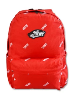 Vans New Skool Batoh 20L True Red Školský batoh pre mladých - VN0006280PZ1