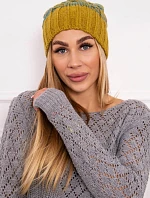 Paris fleecová čiapka K213 kivi+turquoise