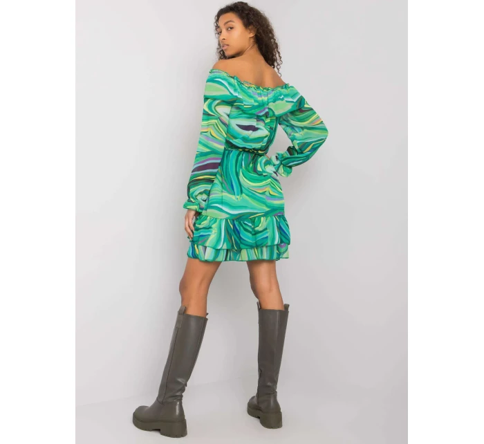 Šaty DHJ SK 15015 1.48P zelená Šaty DHJ SK 15015 1.48P zelená