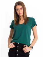 Tričko RV TS 4837.36P tmavozelené Tričko RV TS 4837.36P tmavozelené