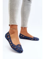 Dámske gumové baleríny Navy Blue Salam