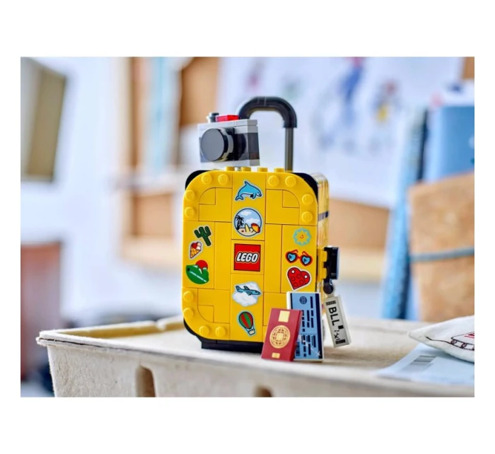 LEGO 40817 Žltý cestovný kufrík