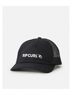 Čiapka s kšiltom RIP CURL Brand Icon Trucker, čierna