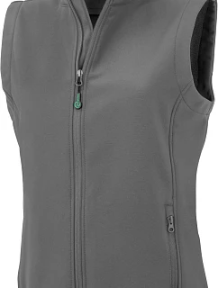Result R 902F Dámska dvojvrstvová softshellová vesta „Printable“ 30.902F workguard grey