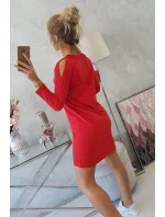 Šaty s potlačou Dream červené