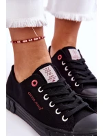 Klasické dámské tenisky model 21613023 Černe - Cross Jeans