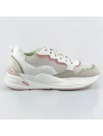 Béžové dámske tenisky adidasky s vyššou podrážkou (BS-05)