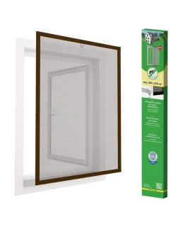ALU SIEŤ PROTI HMYZU NA OKNÁ 100X120 HNEDÁ PLUS