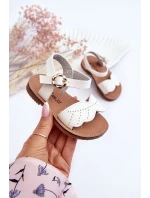 Klasické dětské sandály Bílé model 21621759 - Boto Klasické dětské sandály Bílé model 21621759 - Boto